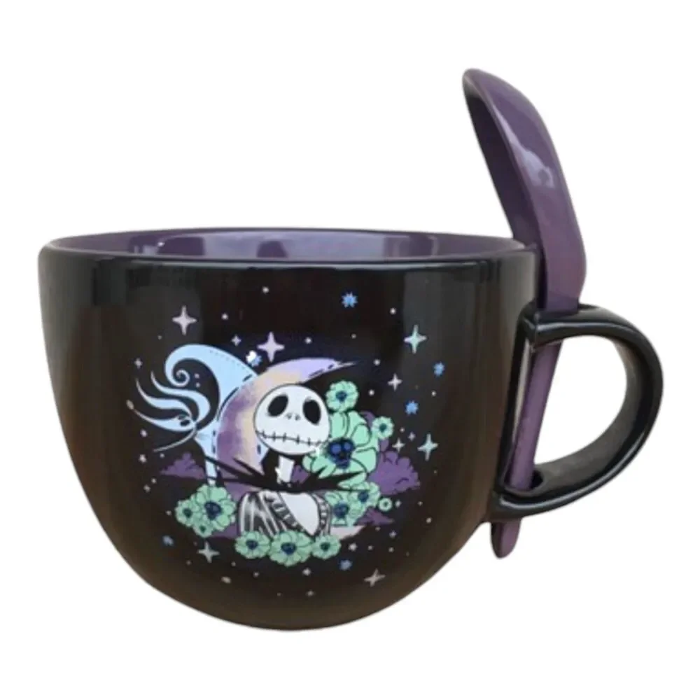 Disney Tim Burton's The Nightmare Before Christmas Ceramic Mug & Spoon Set 24oz